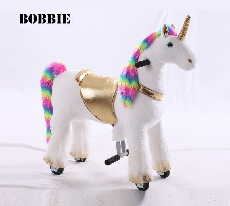 Kids-Horse "Bobbie" Rainbow UniCorn voor kids van 3-6 jaar (TB-2020S)