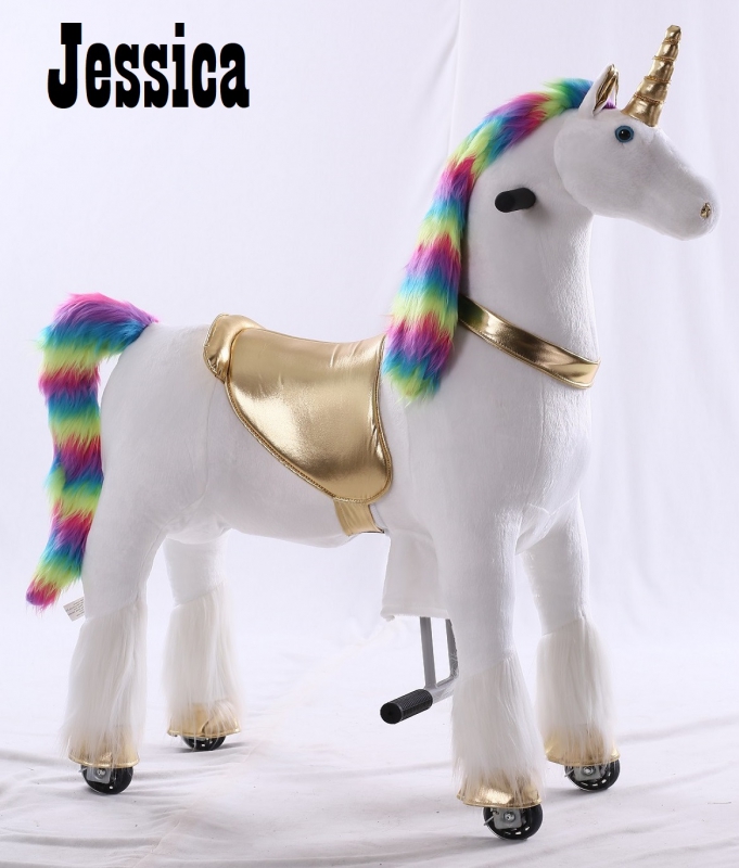 Kids-Horse "Jessica" Rainbow UniCorn voor kids van 4-9 jaar (TB-2020M)