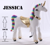 Kids-Horse "Jessica" Rainbow UniCorn voor kids van 4-9 jaar (TB-2020M)
