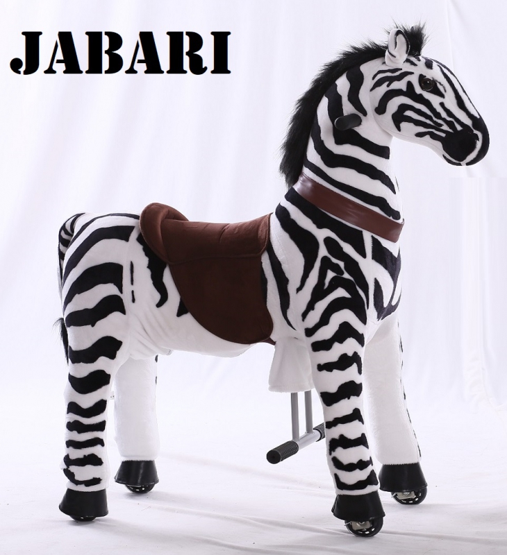 Kids-Horse "Jabari" zwart/wit gestreept voor kids van 4-9 jaar (TB-2001M)