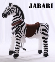 Kids-Horse "Jabari" zwart/wit gestreept voor kids van 4-9 jaar (TB-2001M)