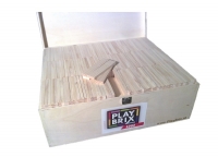 PlayBrix 1000st  in houten kist