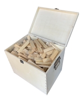 PlayBrix 1000st  in houten kist