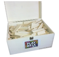 PlayBrix 500st  los  in houten kist  